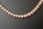 Preview: Perlenkette Süsswasserperlen Rose 6,0mm Bouton