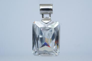 Anhänger Großer Zirkonia Silber 925
