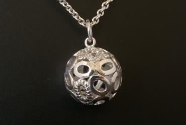 Anhänger Kugel Silber 925