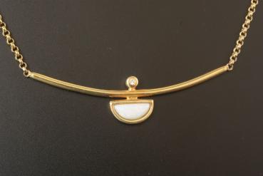 Collier in Gold 585 Opal Brillant