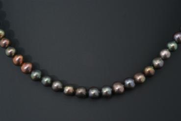 Perlenkette Anthrazit 6,0mm