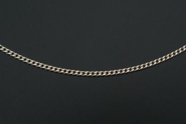 Panzerkette Flach in Silber 925