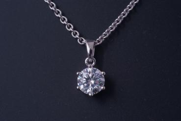 Anhänger Zirkonia Silber 925