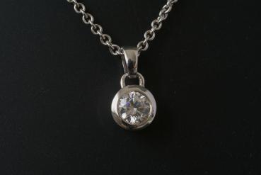 Anhänger Zirkonia Groß Silber 925