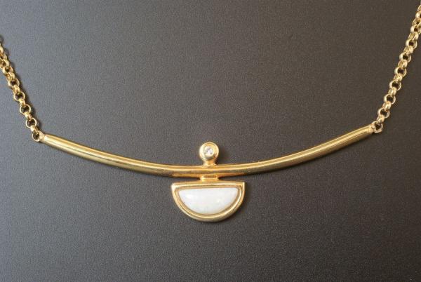 Collier in Gold 585 Opal Brillant