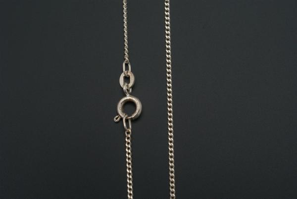 Panzerkette Flach in Silber 925